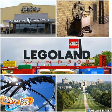 Royal Brick Home - Sleeps 5 To 6 - No Ulez - Tube Nearby - Free Parking - Lego Themed Slough Dış mekan fotoğraf