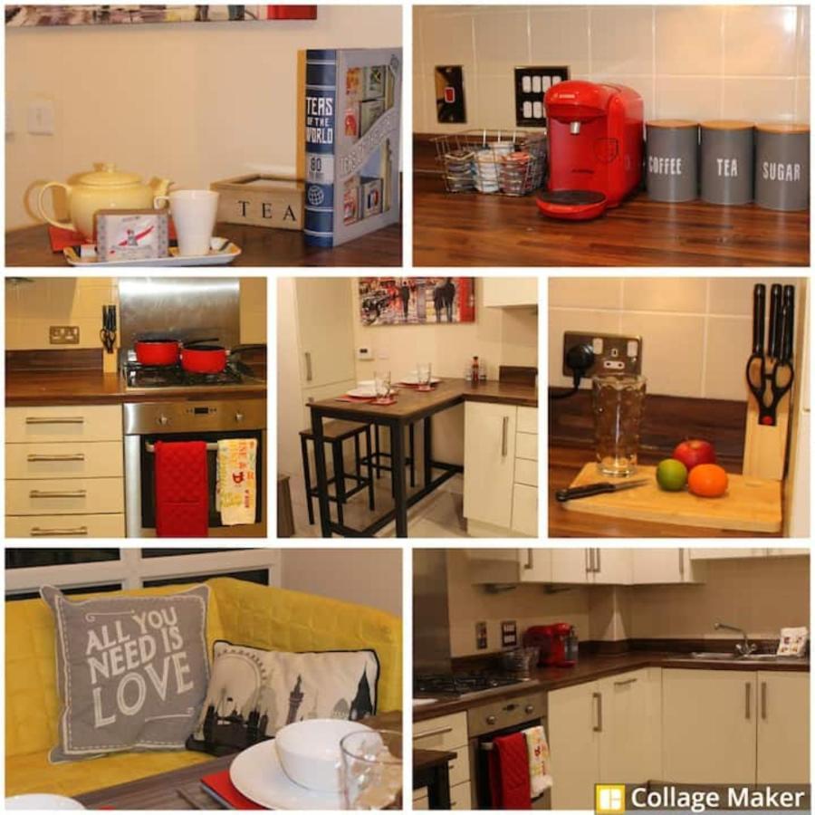 Royal Brick Home - Sleeps 5 To 6 - No Ulez - Tube Nearby - Free Parking - Lego Themed Slough Dış mekan fotoğraf